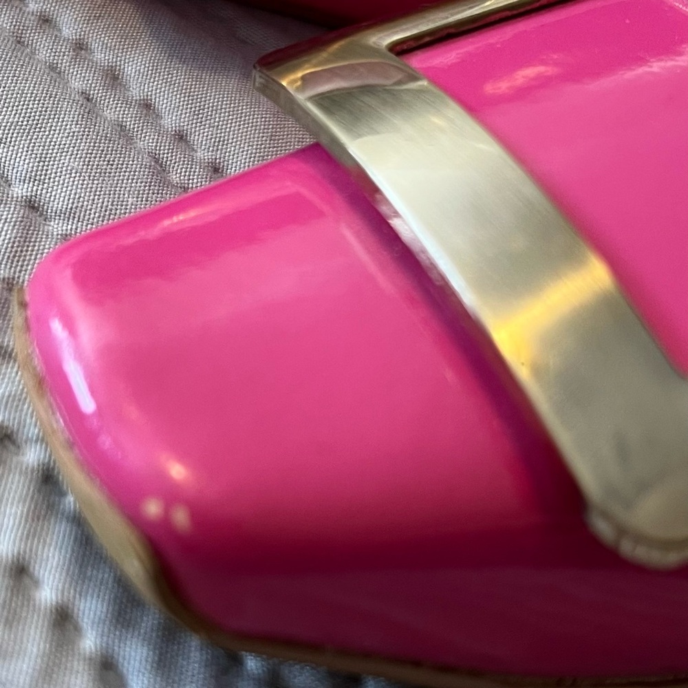 Roger Vivier Pink Patent Buckle Leather Shoes Size 38 / US 7.5 - Picture 13 of 13